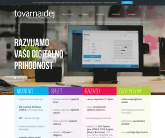 Tovarnaidej.si(Tovarna idej) Screenshot