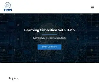 Towardsbigdatascience.com(Topics) Screenshot