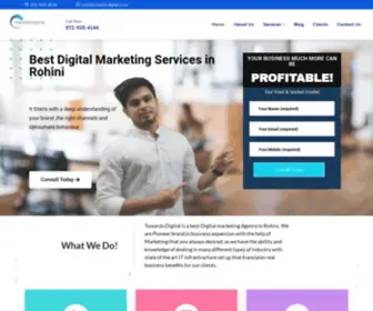 Towardsdigital.co.in(Digital Marketing Services in Rohini) Screenshot