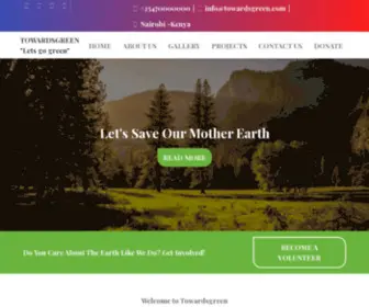 Towardsgreen.org(Lets go green) Screenshot