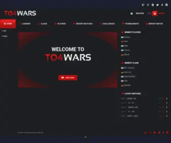 Towars.net(The Tactical Operations (TO4) competitive gamingsite) Screenshot