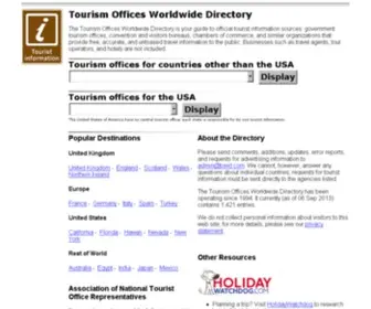 Towd.com(Tourism Offices Worldwide Directory) Screenshot