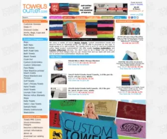 Towelsoutlet.com(We carry a variety of luxury beach towels) Screenshot