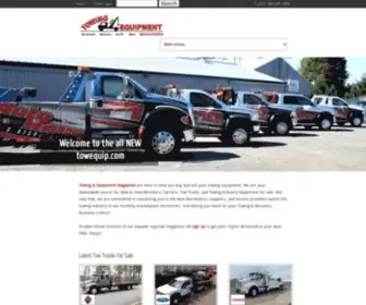 Towequip.com(Towing & Equipment Magazines) Screenshot