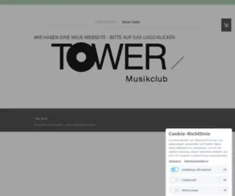 Tower-Bremen.de(Liveclub & Parties) Screenshot