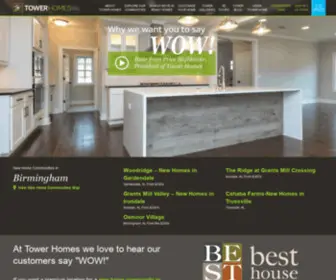 Tower-Homes.com(New Homes in Birmingham) Screenshot