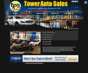 Towerautosales.com(Used Cars Blawnox) Screenshot