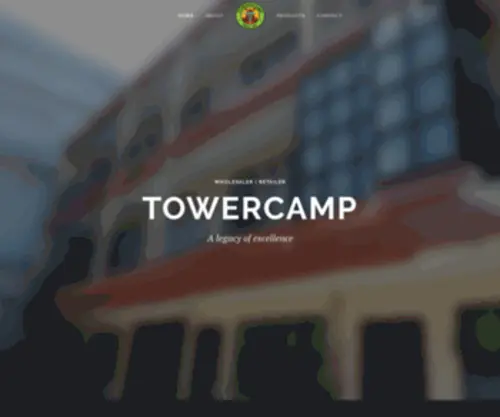 Towercamp.com(A legacy of excellence) Screenshot