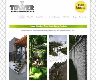 Towerfence.ca(Vancouver Island's Expert Fence Company) Screenshot