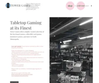 Towergamesmn.com(Tower Games) Screenshot