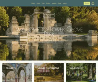 Towergrovepark.org(Tower Grove Park) Screenshot