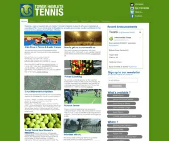 Towerhamletstennis.org.uk(Tower Hamlets Tennis) Screenshot