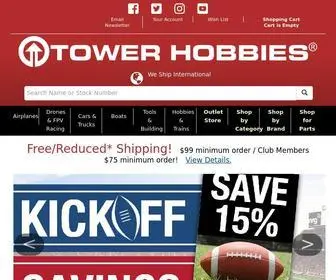 Towerhobbies.com(Tower Hobbies) Screenshot