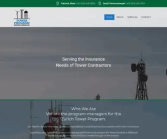 Towerinsuranceprogram.com(An Insurer for Tower Erectors) Screenshot