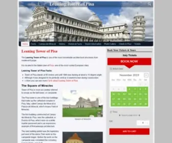 Towerofpisa.org(The Leaning Tower of Pisa) Screenshot