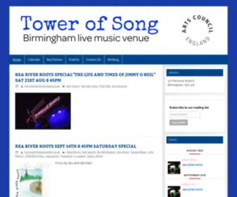 Towerofsong.co.uk(Music Venue) Screenshot