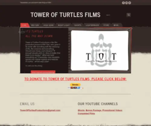 Towerofturtles.org(      Tower of Turtles Films) Screenshot