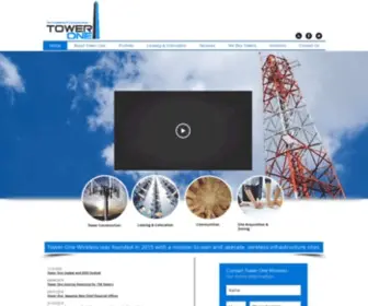 Toweronewireless.com(Tower One Wireless) Screenshot