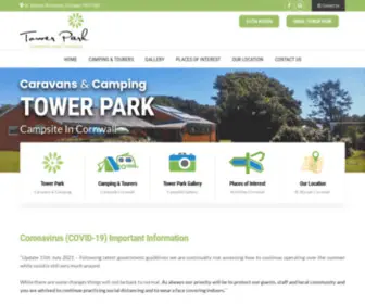 Towerparkcamping.co.uk(Tower Park Caravans and Camping) Screenshot