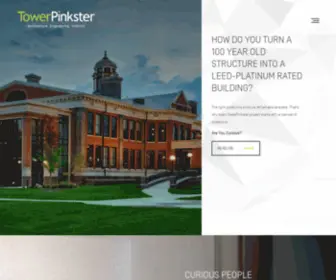 Towerpinkster.com(Architecture, Engineering, and Interiors) Screenshot