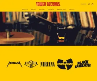 Towerrecords.com(Tower Records) Screenshot