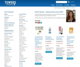 Towers.net.au(Towers Pharmacy) Screenshot