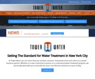 Towerwater.com(New York & New Jersey's Best Water Treatment Provider) Screenshot