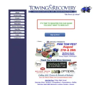 Towingandrecovery.net(Towing and Recovery Association of Washington) Screenshot