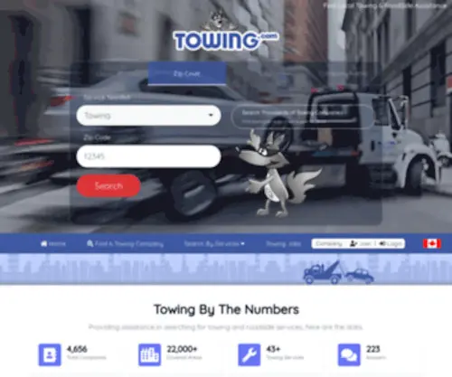 Towingcompanies.com(Find Tow Trucks Near Me) Screenshot