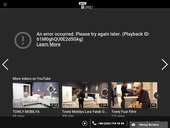 Towly.com(Towly Mobilya) Screenshot