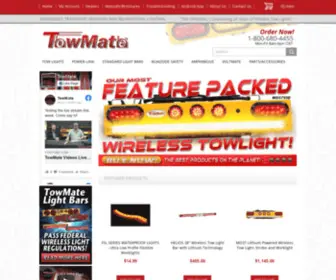 Towmate.com(World's only full functioning wireless tail light system) Screenshot