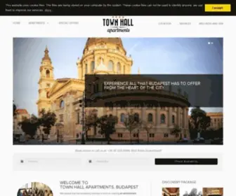 Town-Hall-Apartment-Budapest.com(Budapest apartments for short term rent) Screenshot