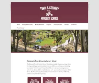 Townandcountrynurseryschool.com(Town & Country Nursery School) Screenshot