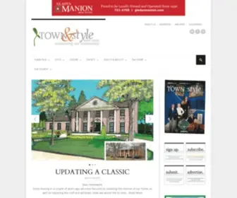 Townandstyle.com(Affluent Lifestyle Magazine Serving St. Louis) Screenshot