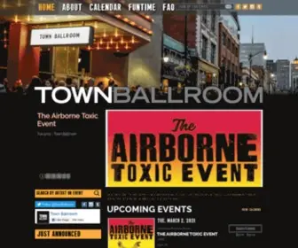 Townballroom.com(Town Ballroom) Screenshot