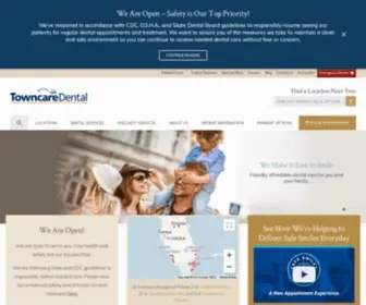 Towncaredental.com(Dental Offices) Screenshot