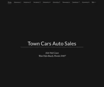 Towncarsautosales.com(Town Cars Auto Sales) Screenshot