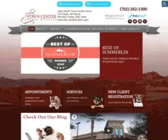 Towncentervet.com(Veterinarian in Las Vegas) Screenshot