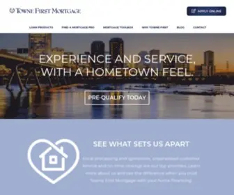 Townefirstmortgage.com(Towne First Mortgage) Screenshot