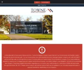 Townemortgage.com(Towne Mortgage Company) Screenshot