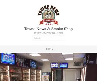 Townenewssmokeshop.com(Towne News & Smoke Shop) Screenshot