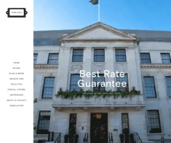 Townhallhotel.com(East London Hotel) Screenshot