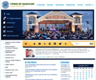 Townofbabylon.com(Babylon, NY) Screenshot