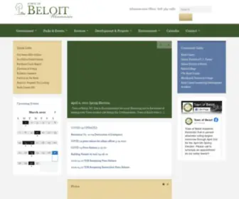 Townofbeloit.org(Established 1842) Screenshot