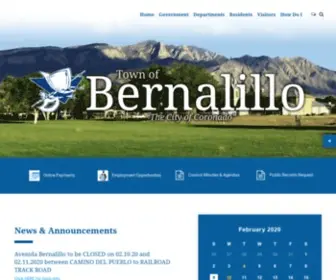 Townofbernalillo.org(Town of Bernalillo) Screenshot