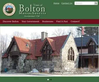 Townofbolton.com(Bolton MA) Screenshot