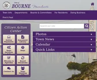 Townofbourne.com(Bourne MA) Screenshot