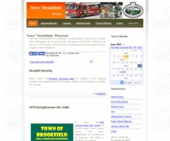 Townofbrookfield.com(Town of Brookfield) Screenshot