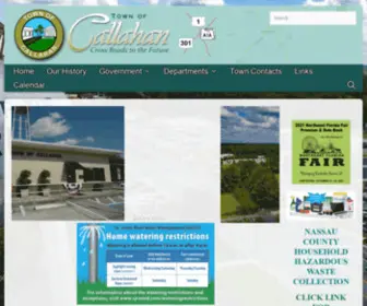 Townofcallahan-FL.gov(Townofcallahan FL) Screenshot