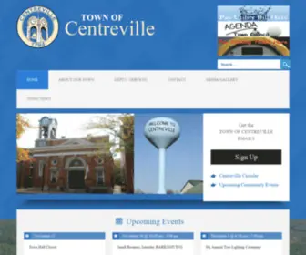 Townofcentreville.org(Town of Centreville) Screenshot